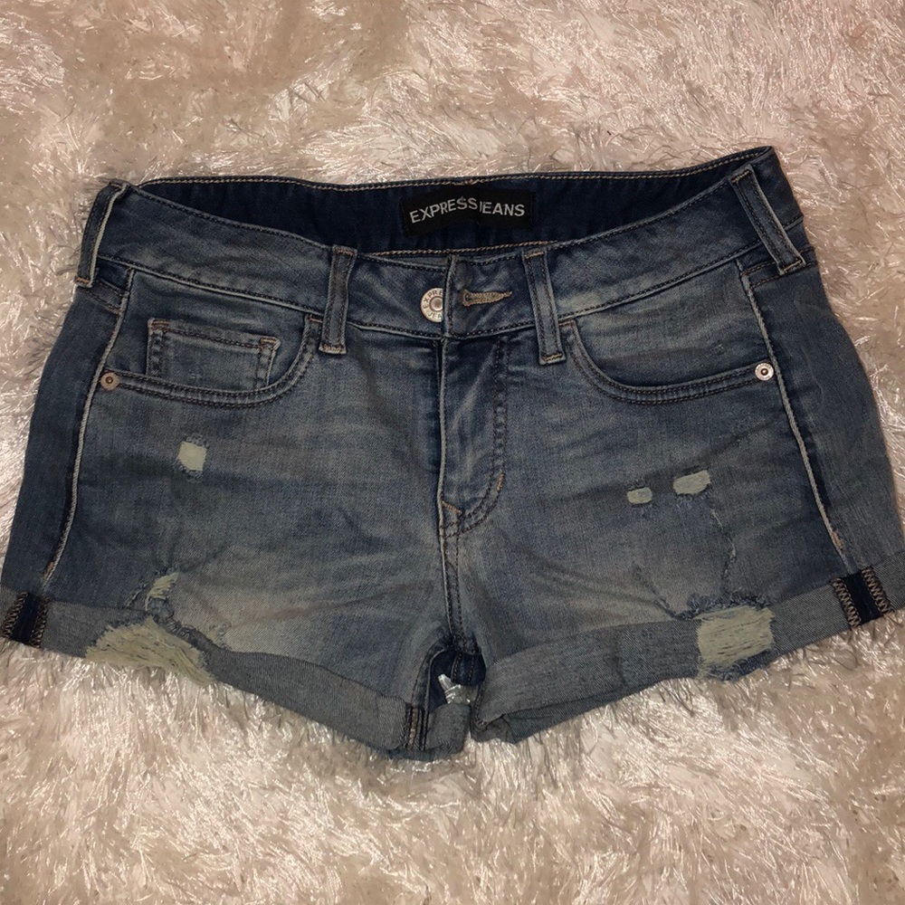 Express jean shorts
